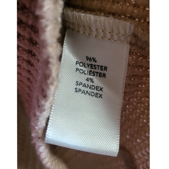 🌿​BKE Women's Small Beige Waffle Knit Short Sleeve Casual Top - Picture 6 of 12